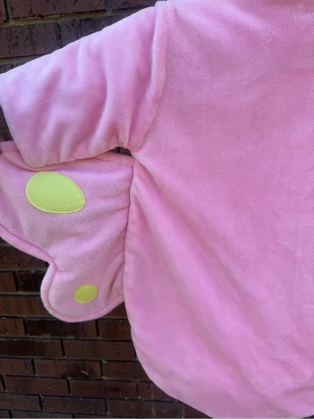 Just Pretend Pink Butterfly Plush Costume One Piece 0-6M